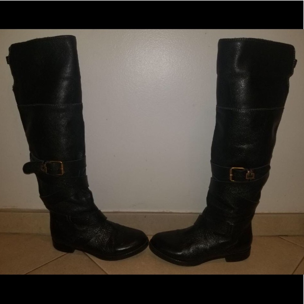 Chloe Black Leather Boots